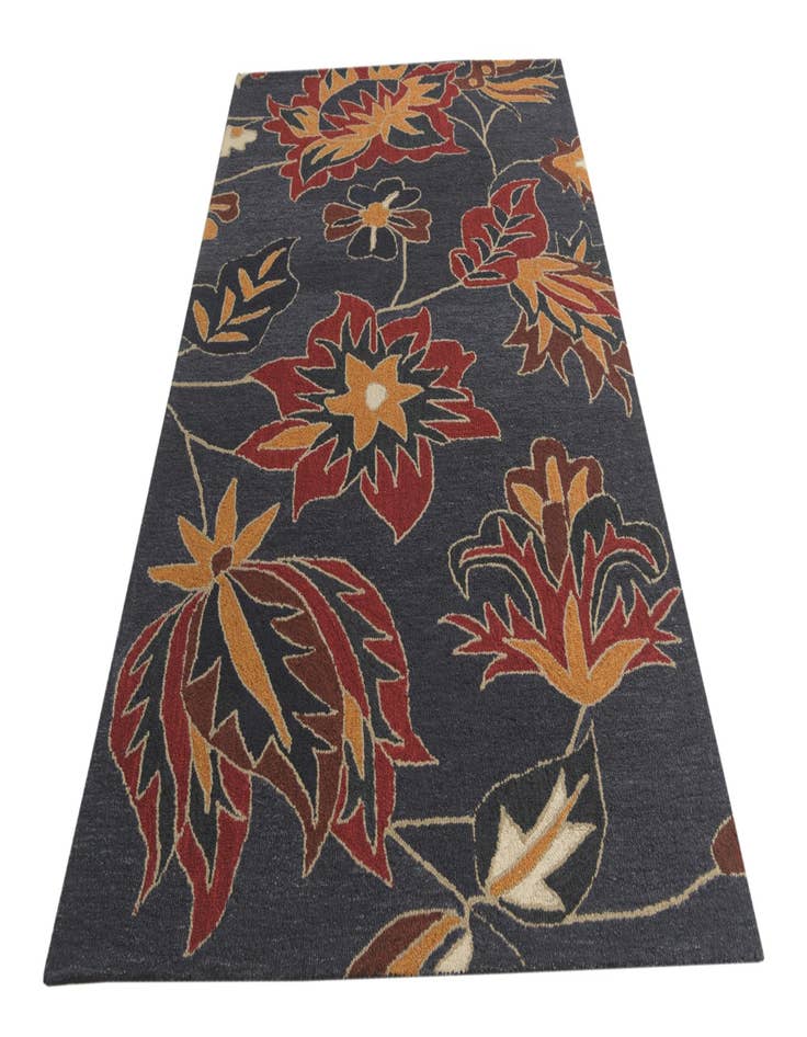 Detail image of  5' x 7' 10 Agra Wool Rug