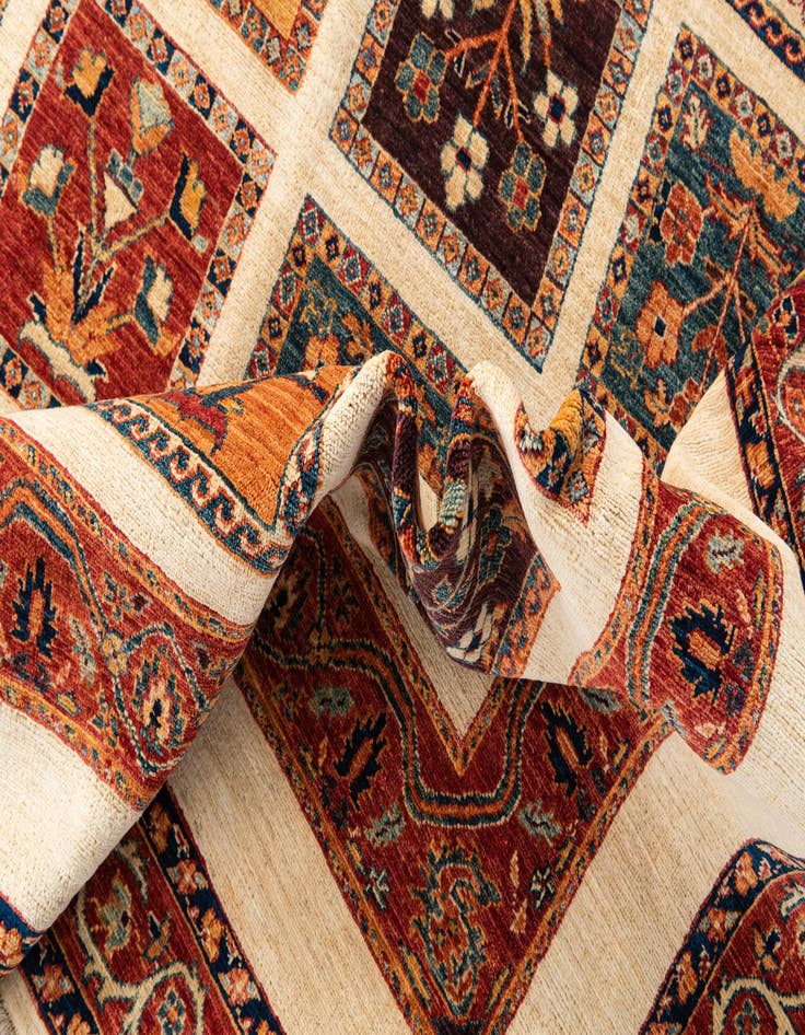 Detail image of  9' x 11' 5  Hand Knotted Ariana Ziegler Oriental Rug