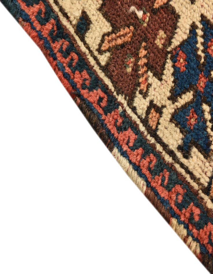 Detail image of  3' 5 x 4'  Hand Knotted Bakhtiar Persian Wool Rug