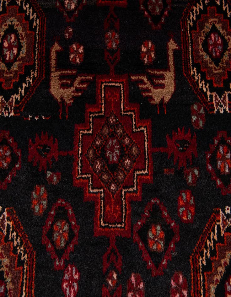 Detail image of  4' 1 x 6' 10  Hand Knotted Balouch Wool Rug