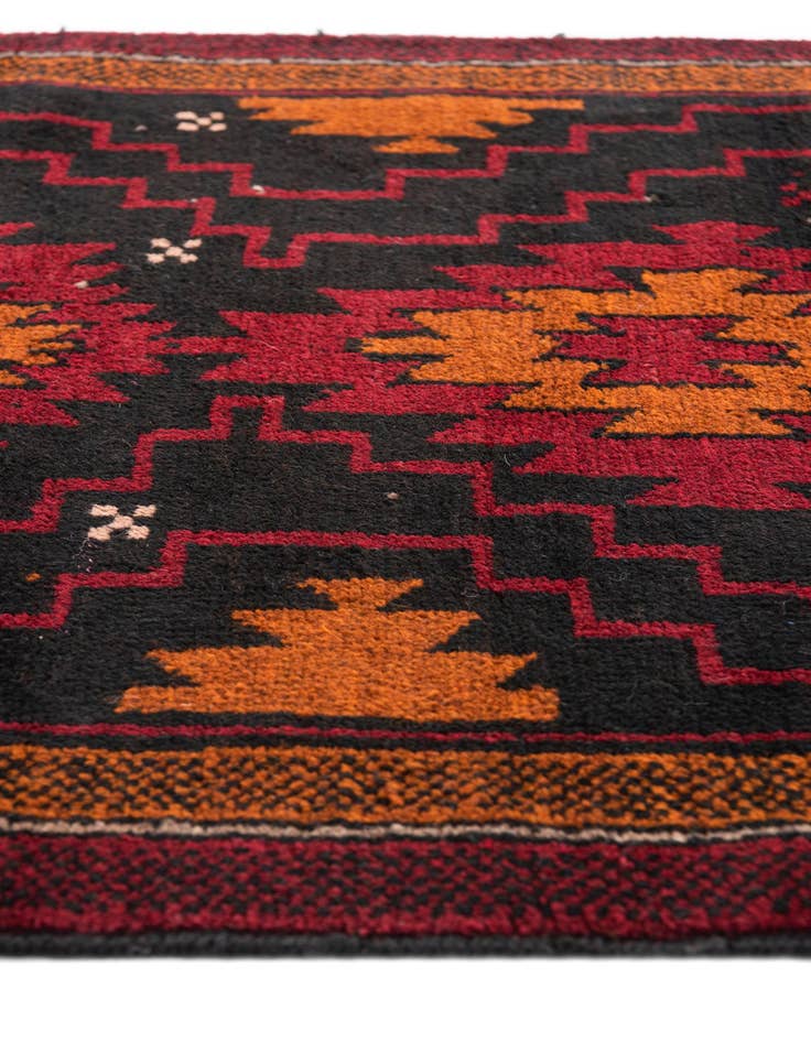 Detail image of  3' x 4' 8  Hand Knotted Balouch Persian Wool Rug