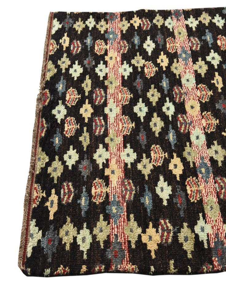 Detail image of  4' 1 x 6' 2  Hand Knotted Balouch Wool Rug