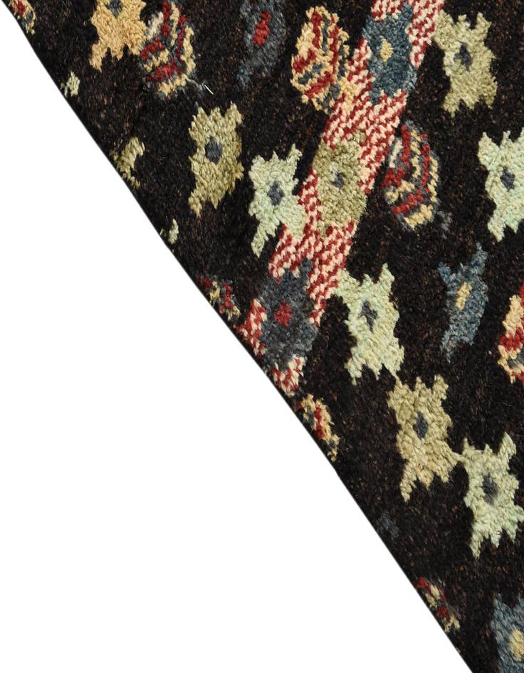 Detail image of  4' 1 x 6' 2  Hand Knotted Balouch Wool Rug