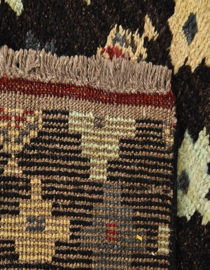 Detail image of  4' 1 x 6' 2  Hand Knotted Balouch Wool Rug