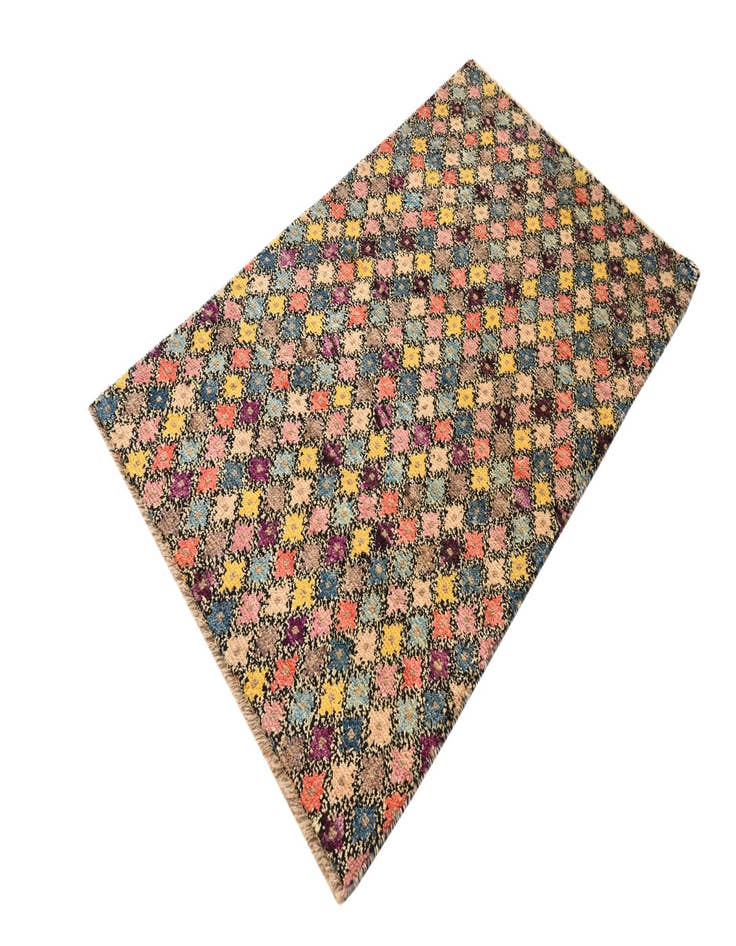 Detail image of  3' x 5'  Hand Knotted Balouch Wool Rug