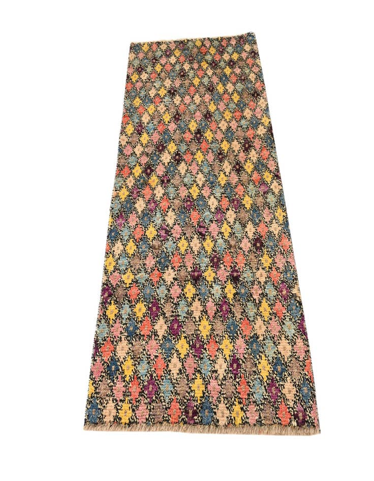 Detail image of  3' x 5'  Hand Knotted Balouch Wool Rug