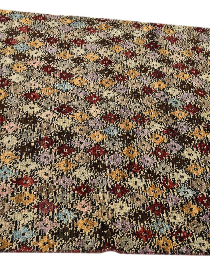 Detail image of  3' 8 x 6'  Hand Knotted Balouch Wool Rug