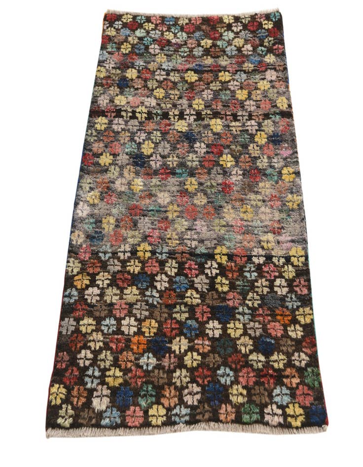 Detail image of  2' 10 x 4' 5  Hand Knotted Balouch Wool Rug