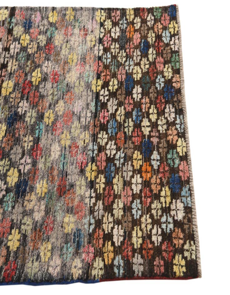 Detail image of  2' 10 x 4' 5  Hand Knotted Balouch Wool Rug