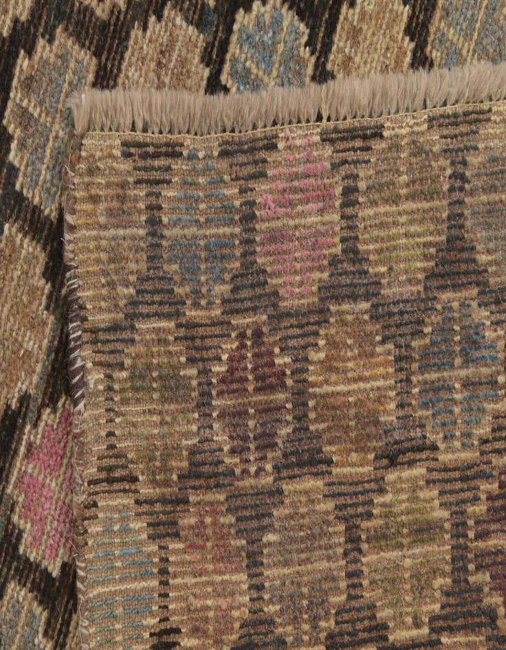 Detail image of  4' 10 x 8' 1  Hand Knotted Balouch Wool Rug