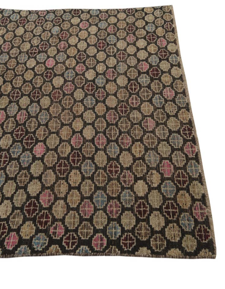 Detail image of  5' x 8'  Hand Knotted Balouch Wool Rug