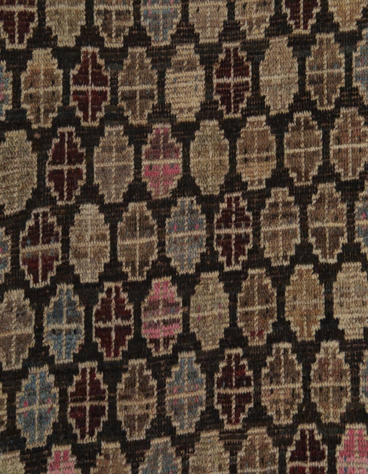 Detail image of  5' x 8'  Hand Knotted Balouch Wool Rug