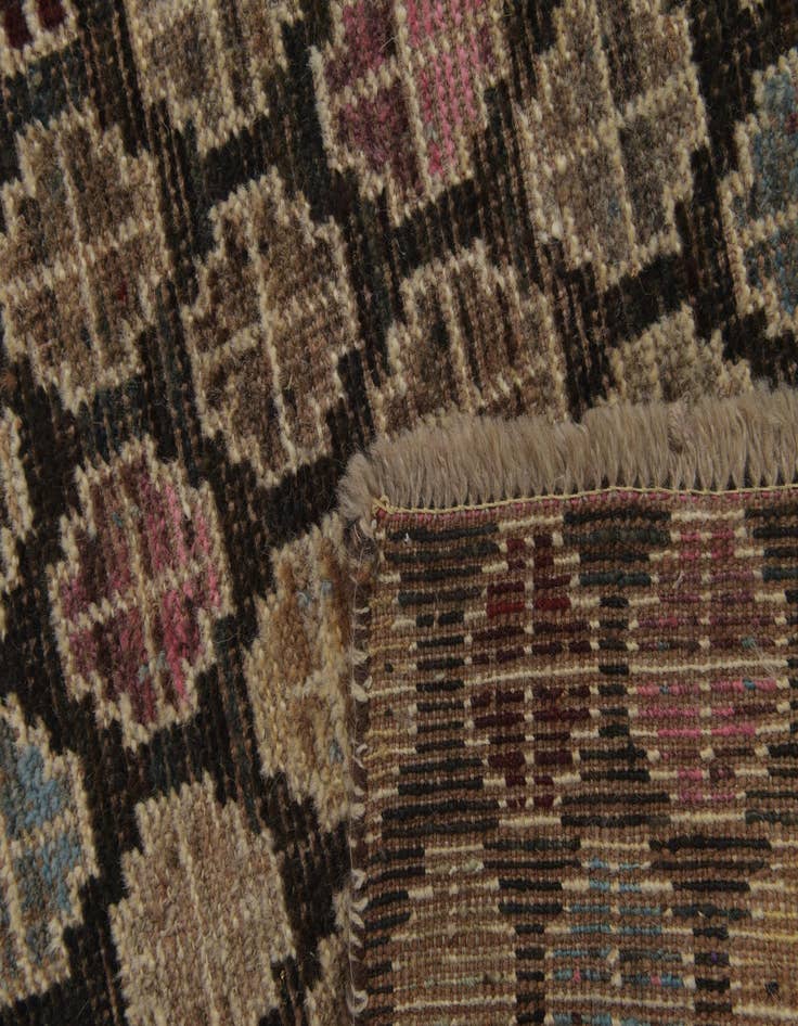 Detail image of  5' x 8'  Hand Knotted Balouch Wool Rug