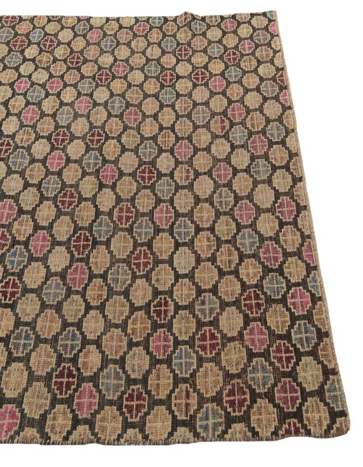 Detail image of  5' x 8'  Hand Knotted Balouch Wool Rug