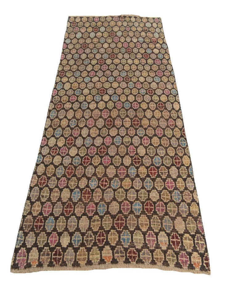 Detail image of  5' 1 x 7' 10  Hand Knotted Balouch Wool Rug