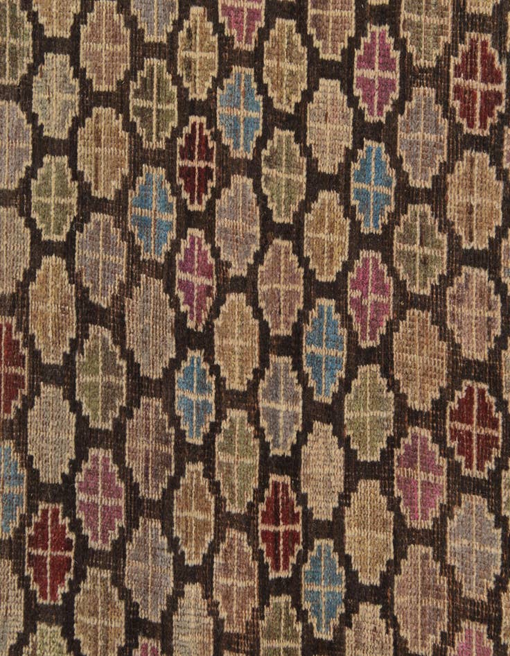 Detail image of  5' 1 x 7' 10  Hand Knotted Balouch Wool Rug