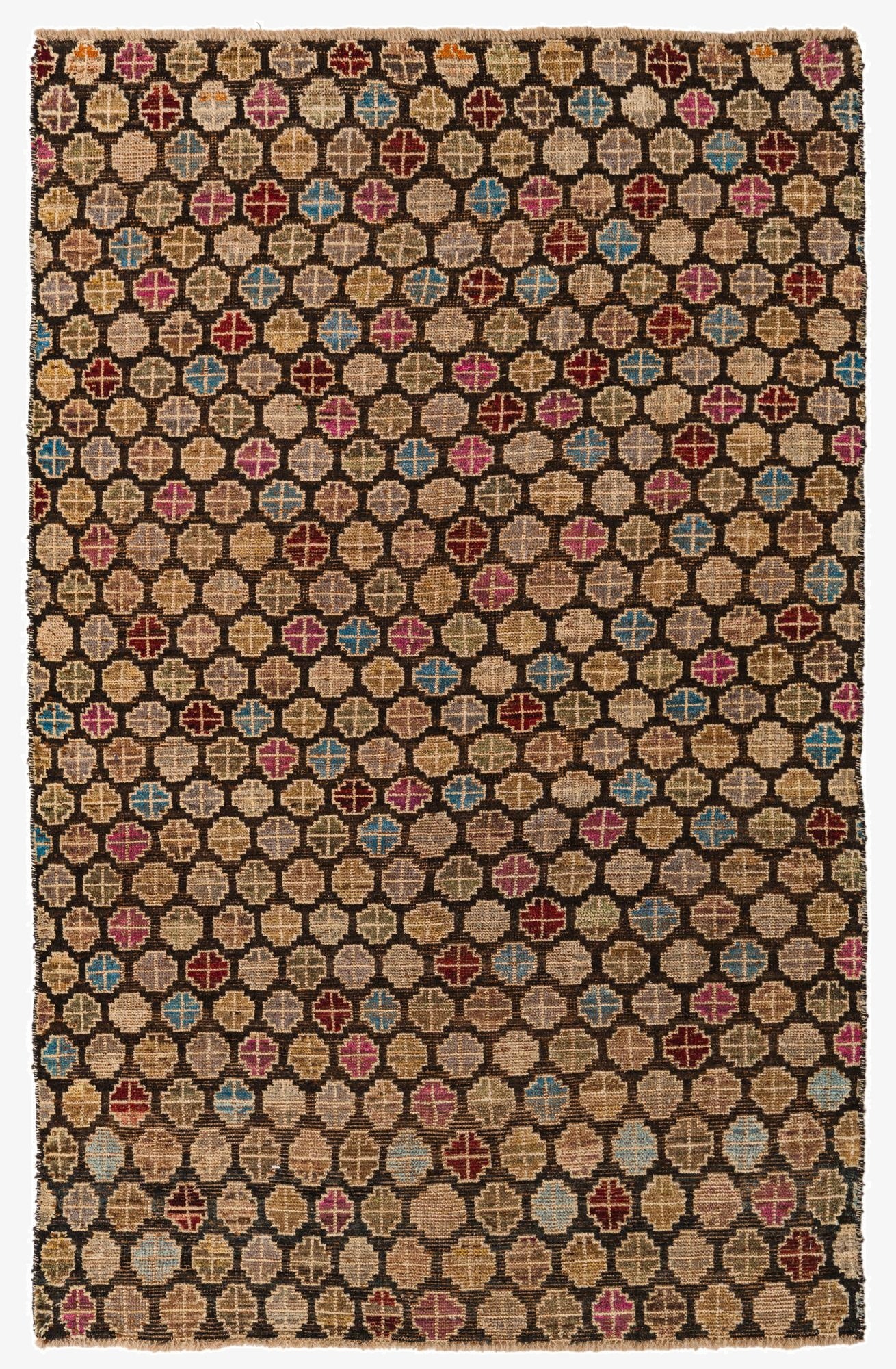  5' 1 x 7' 10  Hand Knotted Balouch Wool Rug