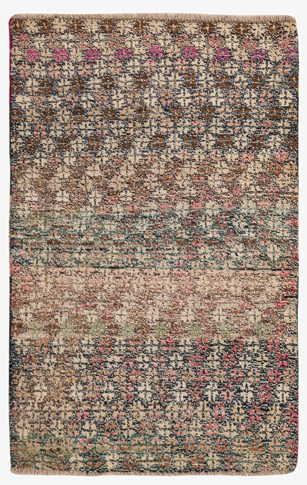  2' 10 x 4' 5  Hand Knotted Balouch Wool Rug
