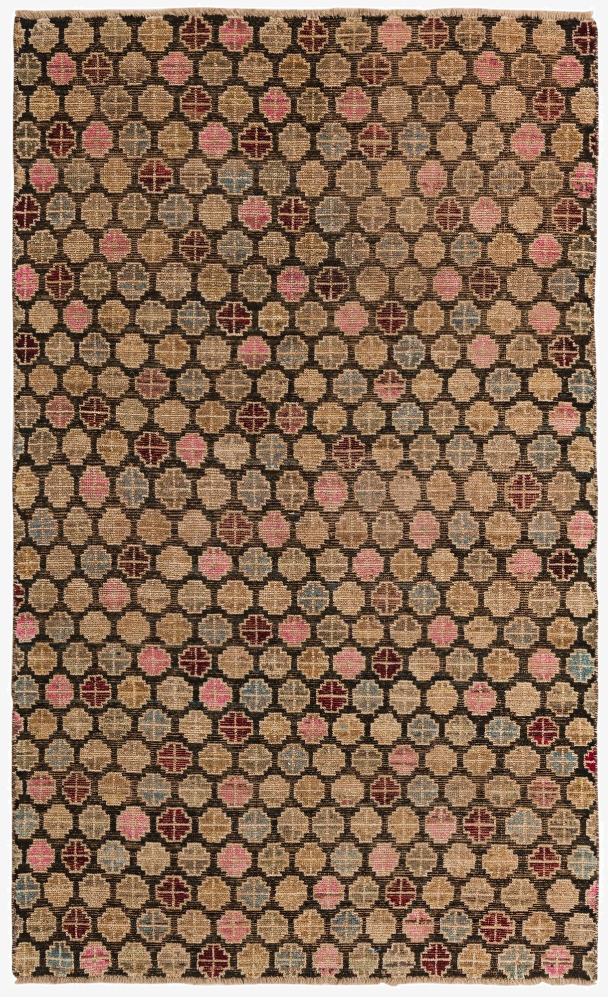  4' 10 x 8' 1  Hand Knotted Balouch Wool Rug