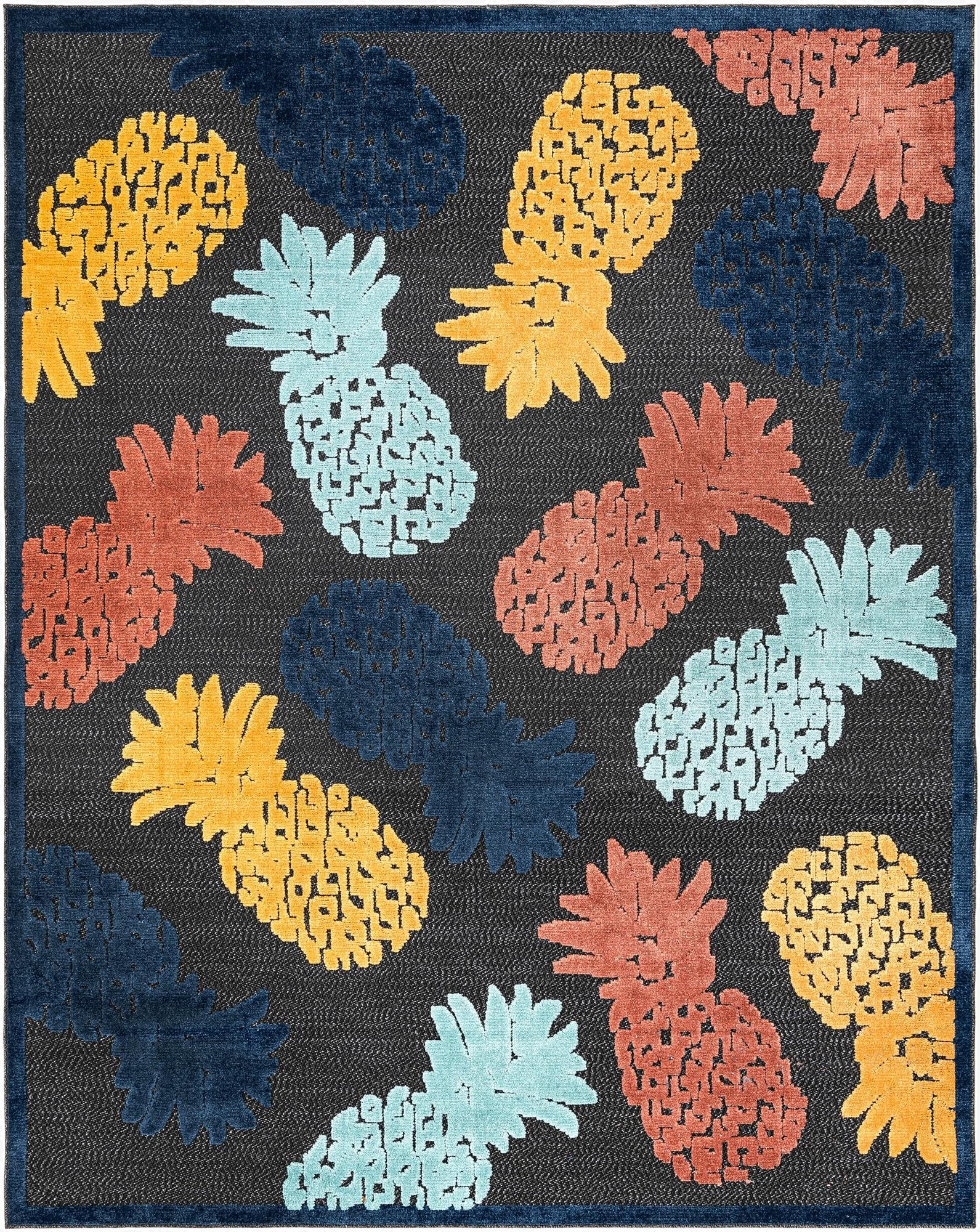  7' 10 x 10'  Washable Belize Indoor / Outdoor Rug