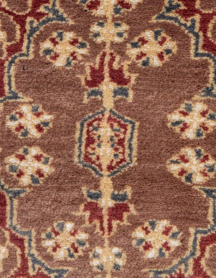 Detail image of  4' 2 x 5' 11  Hand Knotted Bokhara Oriental Rug