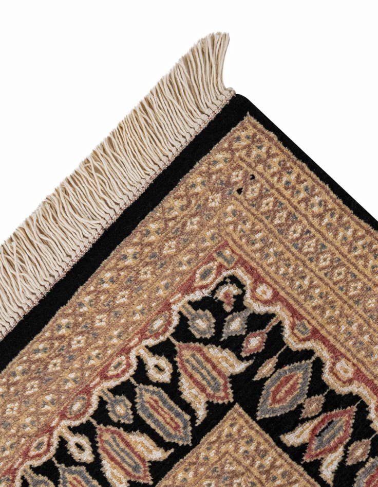 Detail image of  4' 2 x 5' 11  Hand Knotted Bokhara Oriental Rug