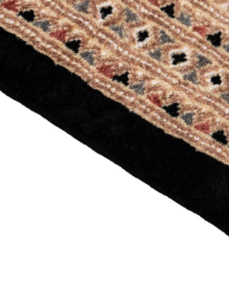 Detail image of  4' 2 x 6' 1  Hand Knotted Bokhara Oriental Rug