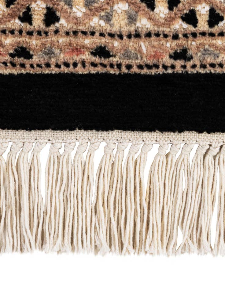 Detail image of  4' 2 x 6' 1  Hand Knotted Bokhara Oriental Rug