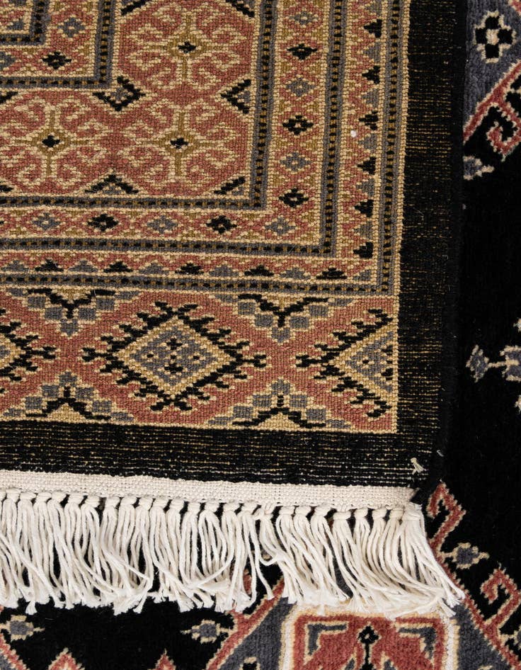 Detail image of  4' 3 x 5' 10  Hand Knotted Bokhara Rug
