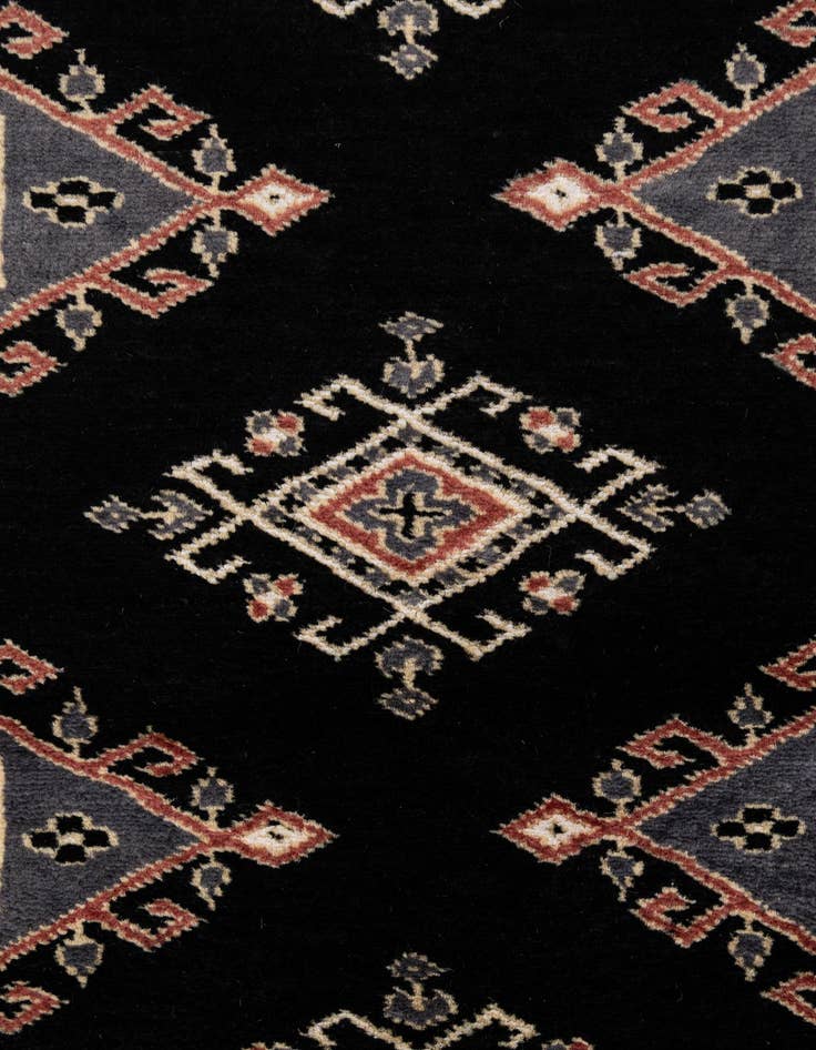Detail image of  4' 3 x 5' 10  Hand Knotted Bokhara Rug