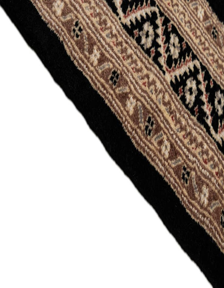 Detail image of  4' 3 x 6'  Hand Knotted Bokhara Oriental Rug