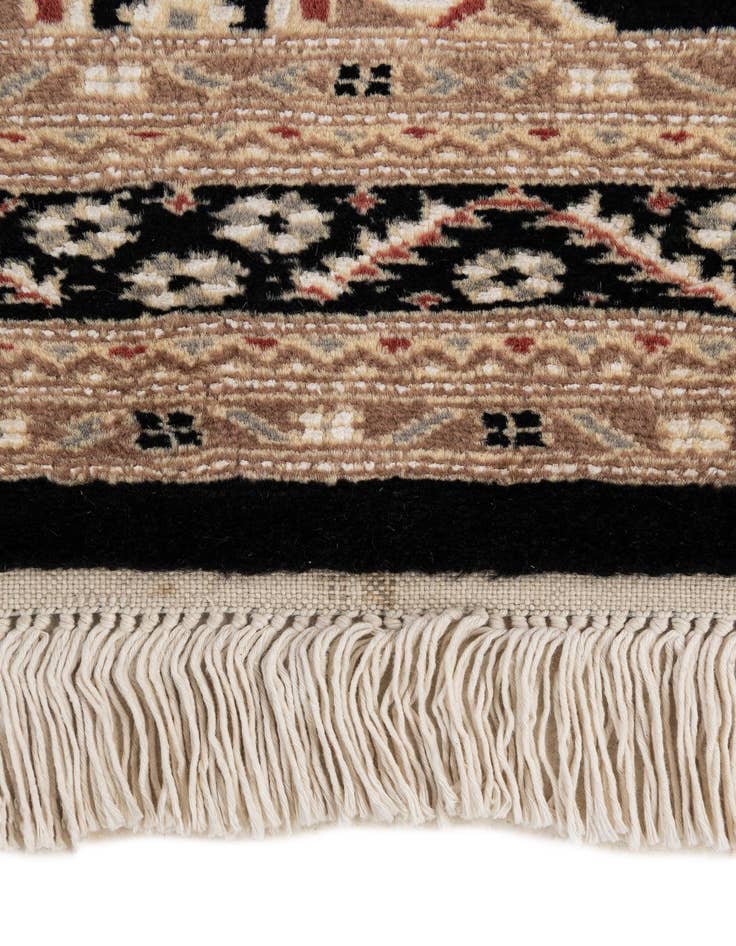 Detail image of  4' 3 x 6'  Hand Knotted Bokhara Oriental Rug