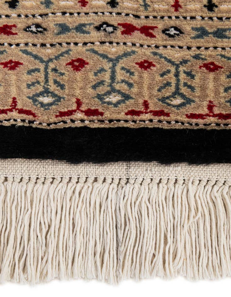 Detail image of  4' 3 x 5' 8  Hand Knotted Bokhara Rug