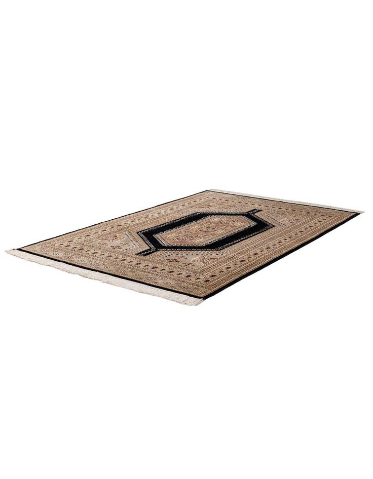 Detail image of  4' 3 x 6' 5  Hand Knotted Bokhara Oriental Rug