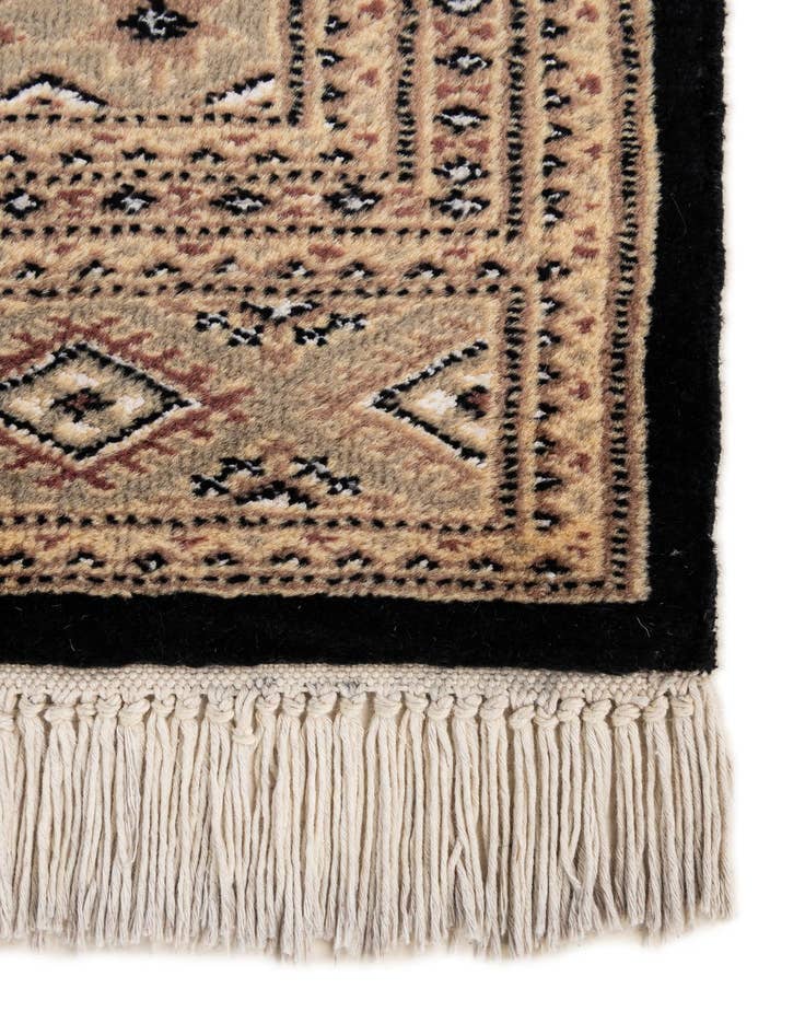 Detail image of  4' 3 x 6' 5  Hand Knotted Bokhara Oriental Rug