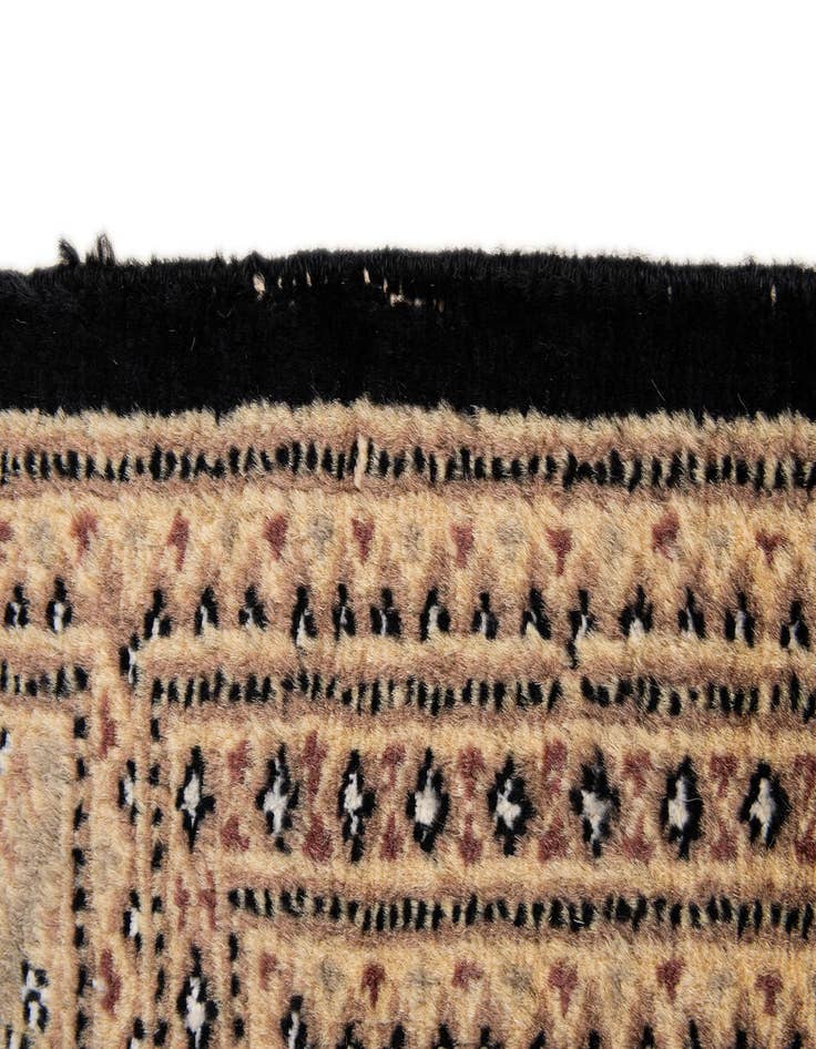 Detail image of  4' 3 x 6' 5  Hand Knotted Bokhara Oriental Rug