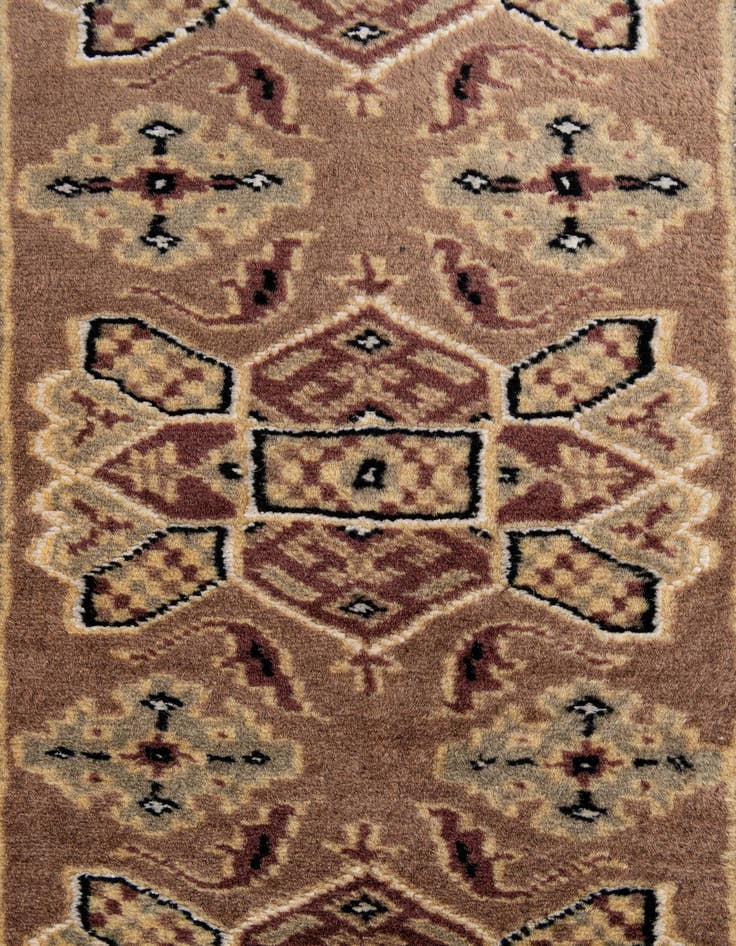 Detail image of  4' 4 x 5' 8  Hand Knotted Bokhara Oriental Rug