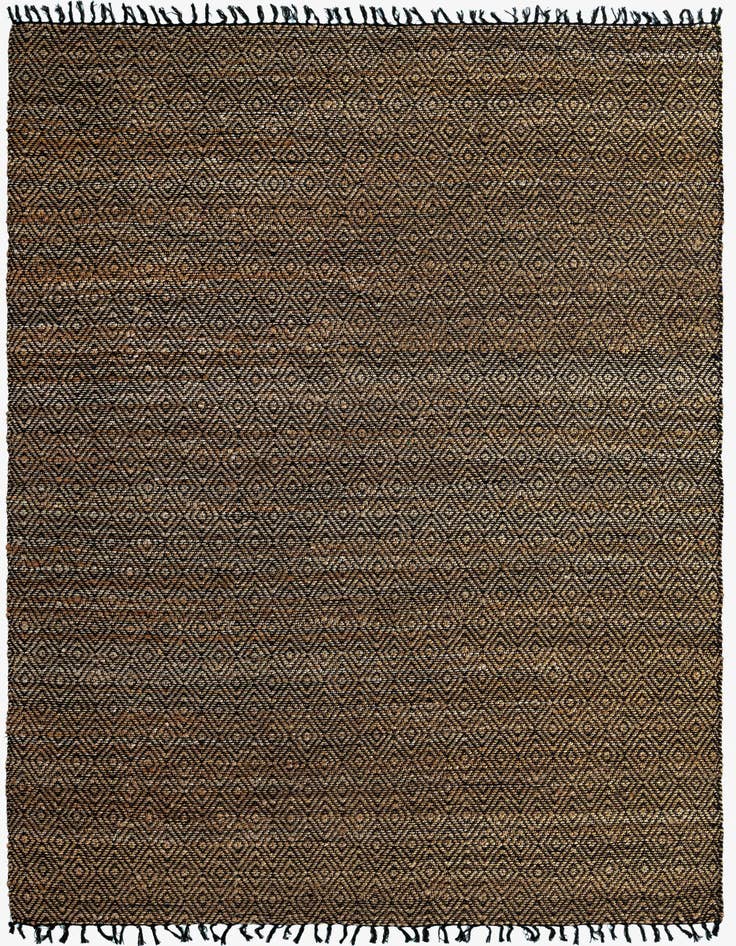 Detail image of  9' x 12' 2  Hand Woven Braided Jute Rug