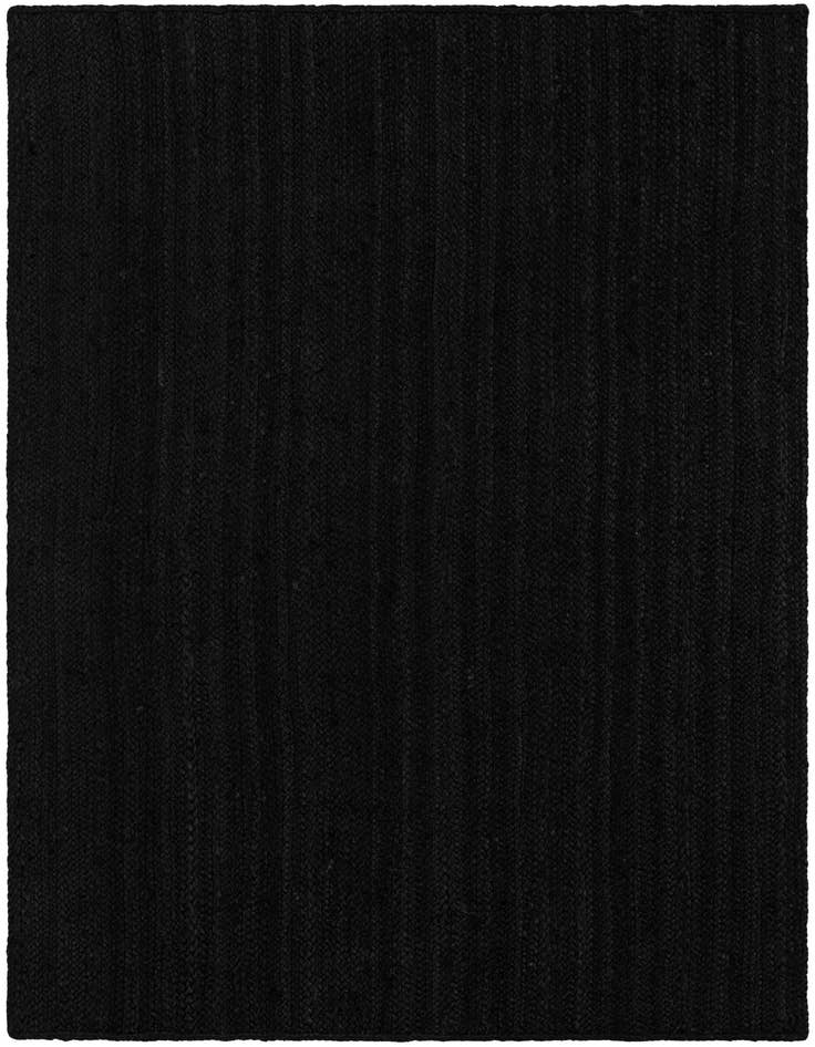 Detail image of  4' 1 x 6' 1  Hand Braided Jute Rug