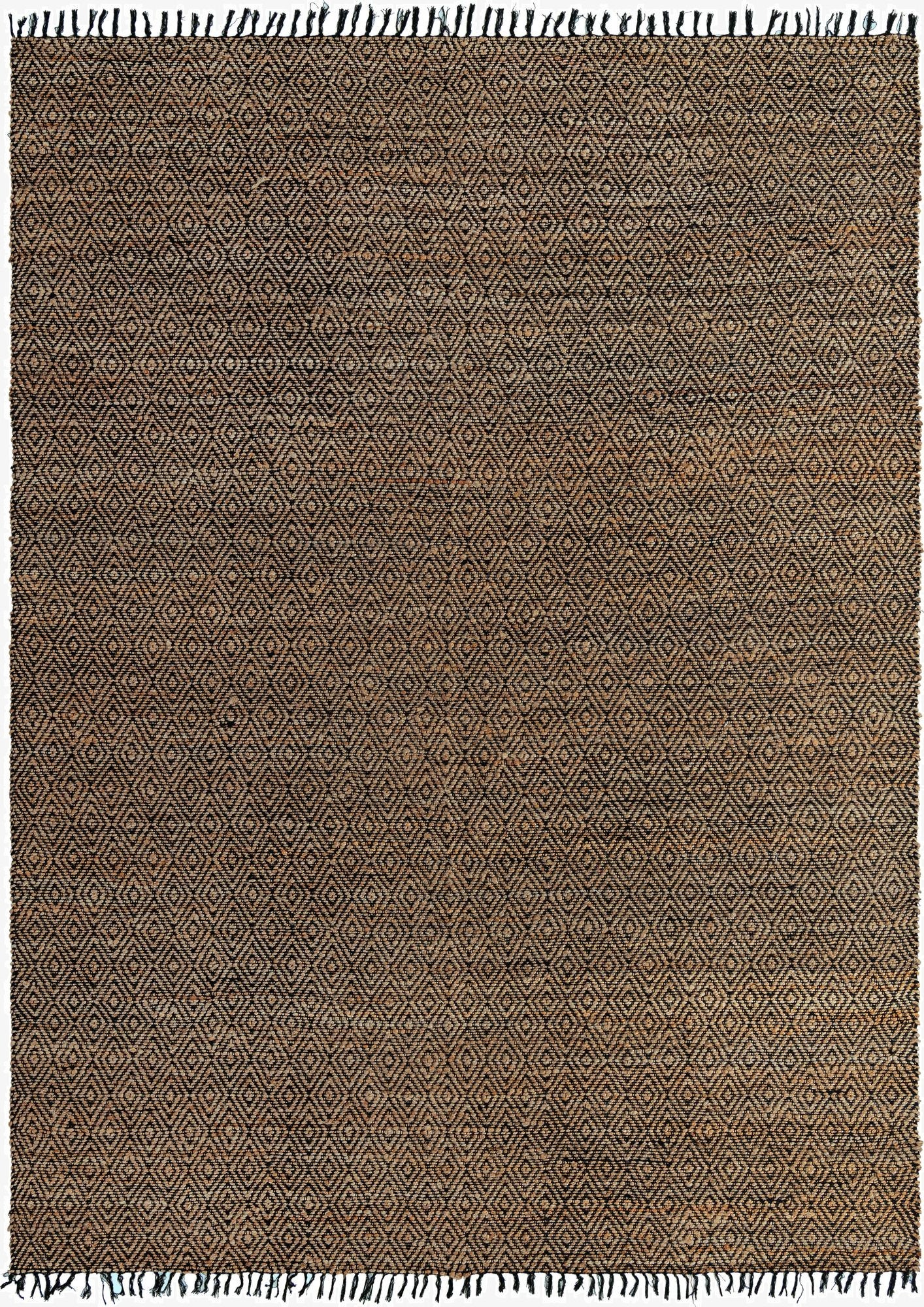  10' x 14' 1  Hand Woven Braided Jute Rug