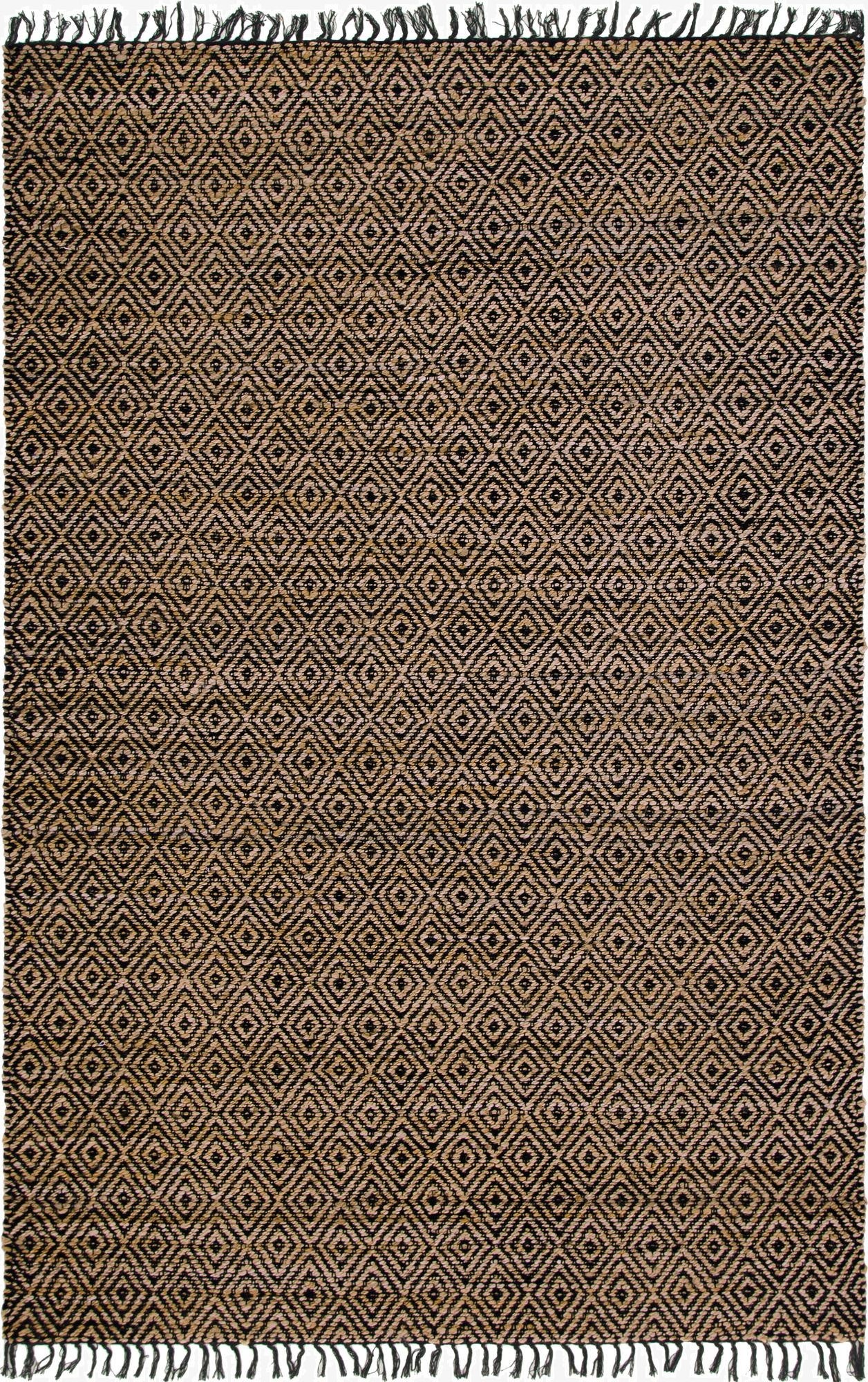  6' 1 x 9'  Hand Woven Braided Jute Rug