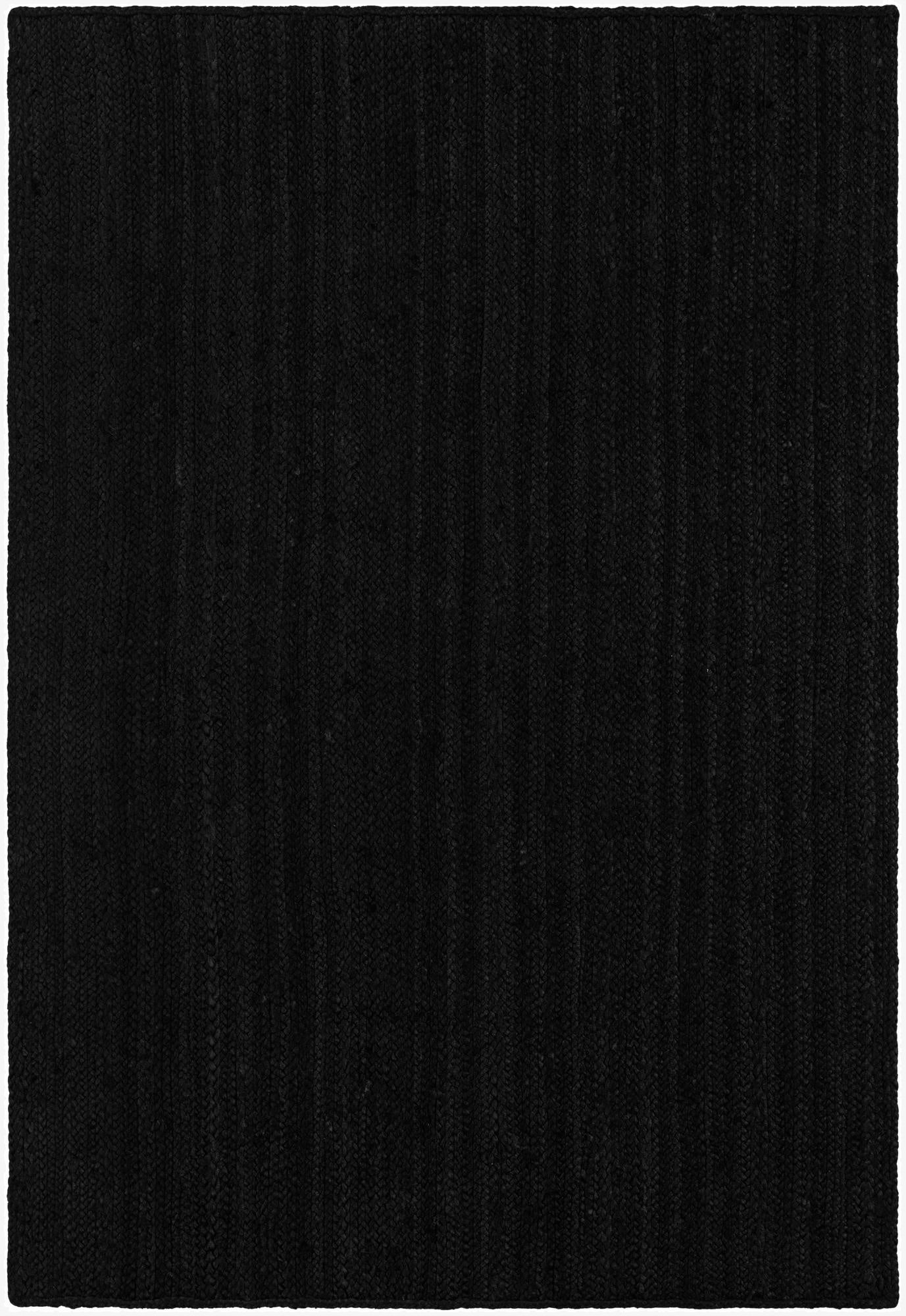  4' 1 x 6' 1  Hand Braided Jute Rug