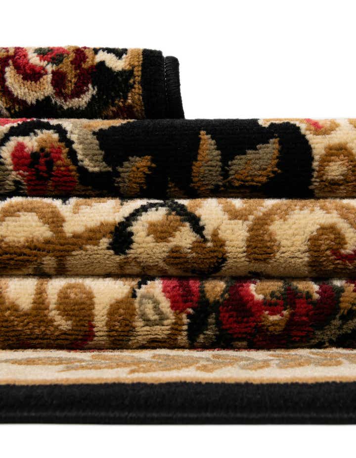 Black 5' 3 x 8' Chateau Rug | Rugs.com