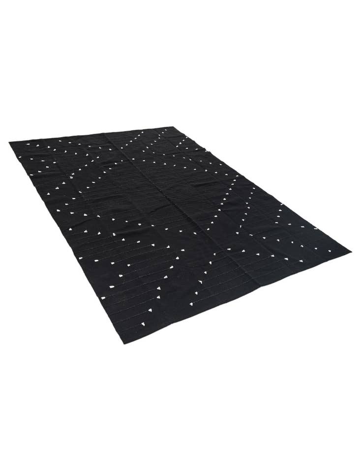 Detail image of  5' x 6' 10  Hand Woven Chindi Cotton Rug