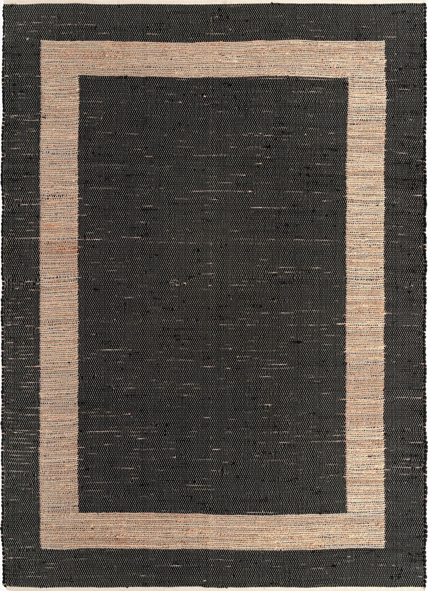  9' x 12'  Hand Woven Chindi Jute Rug