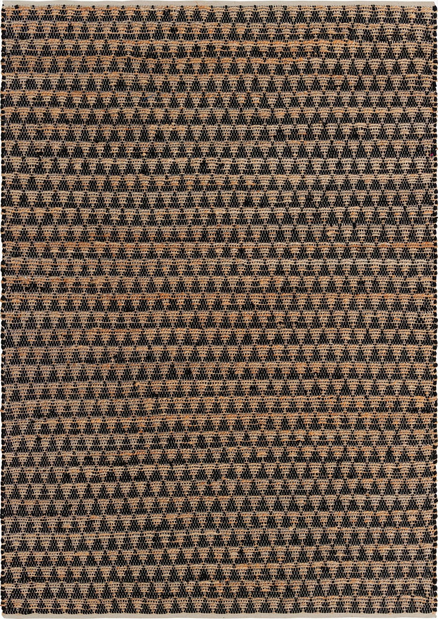 Primary image  7' 1 x 10'  Hand Woven Chindi Jute Rug