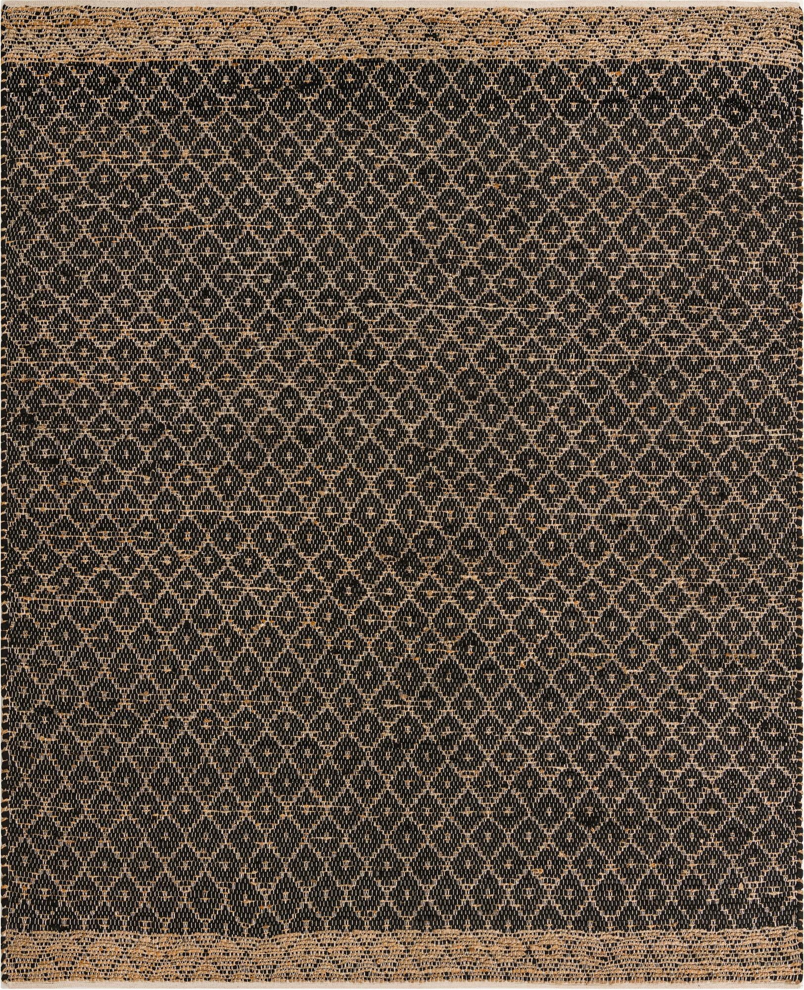  8' x 10'  Hand Woven Chindi Trellis Rug