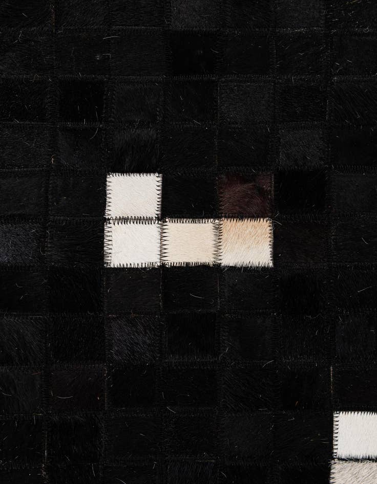 Detail image of  7' 11 x 9' 11 Cowhide - Patchwork Rug