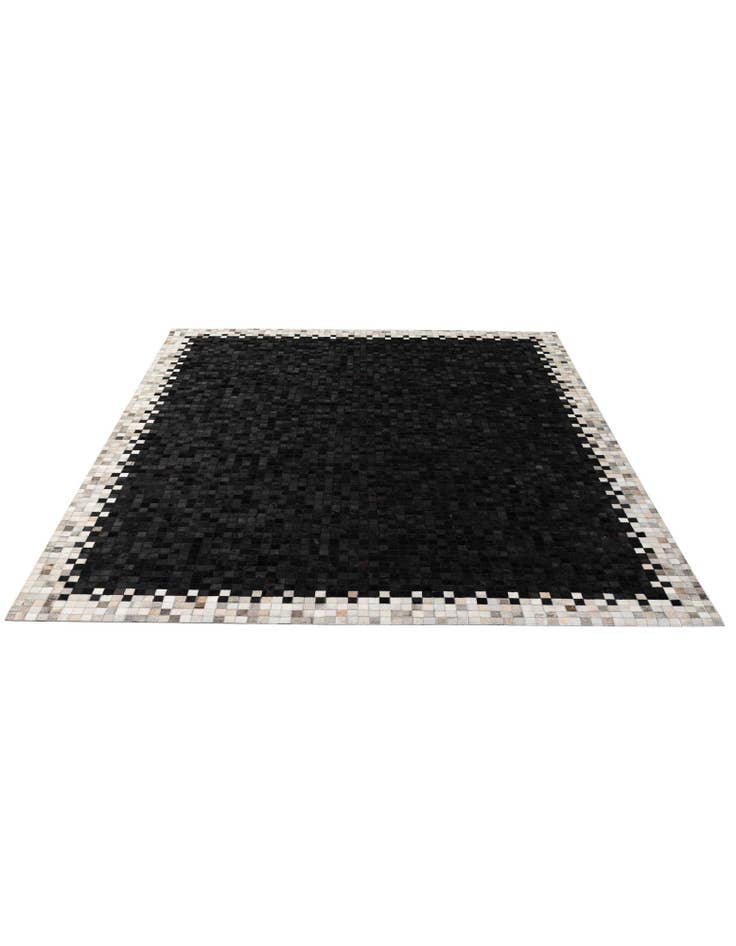 Detail image of  8' 1 x 9' 11 Cowhide - Patchwork Rug