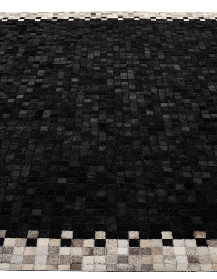 Detail image of  8' 1 x 9' 11 Cowhide - Patchwork Rug